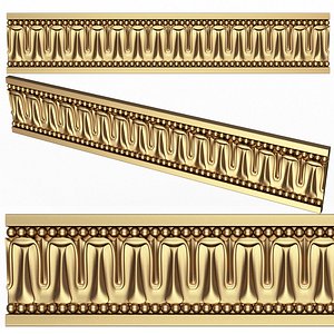 3D Ornament Element Molding 032