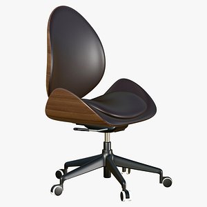 3D model Office Chair Leather Modern