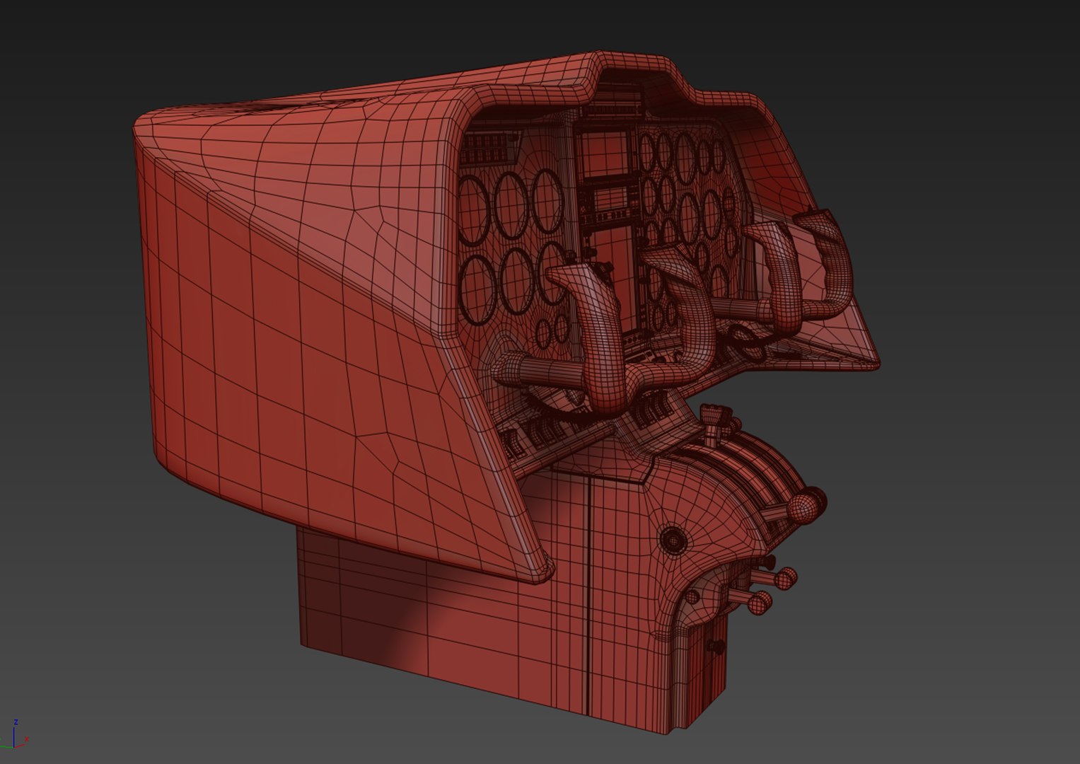 3D Aircraft Control Panel 3 Model - TurboSquid 1845815