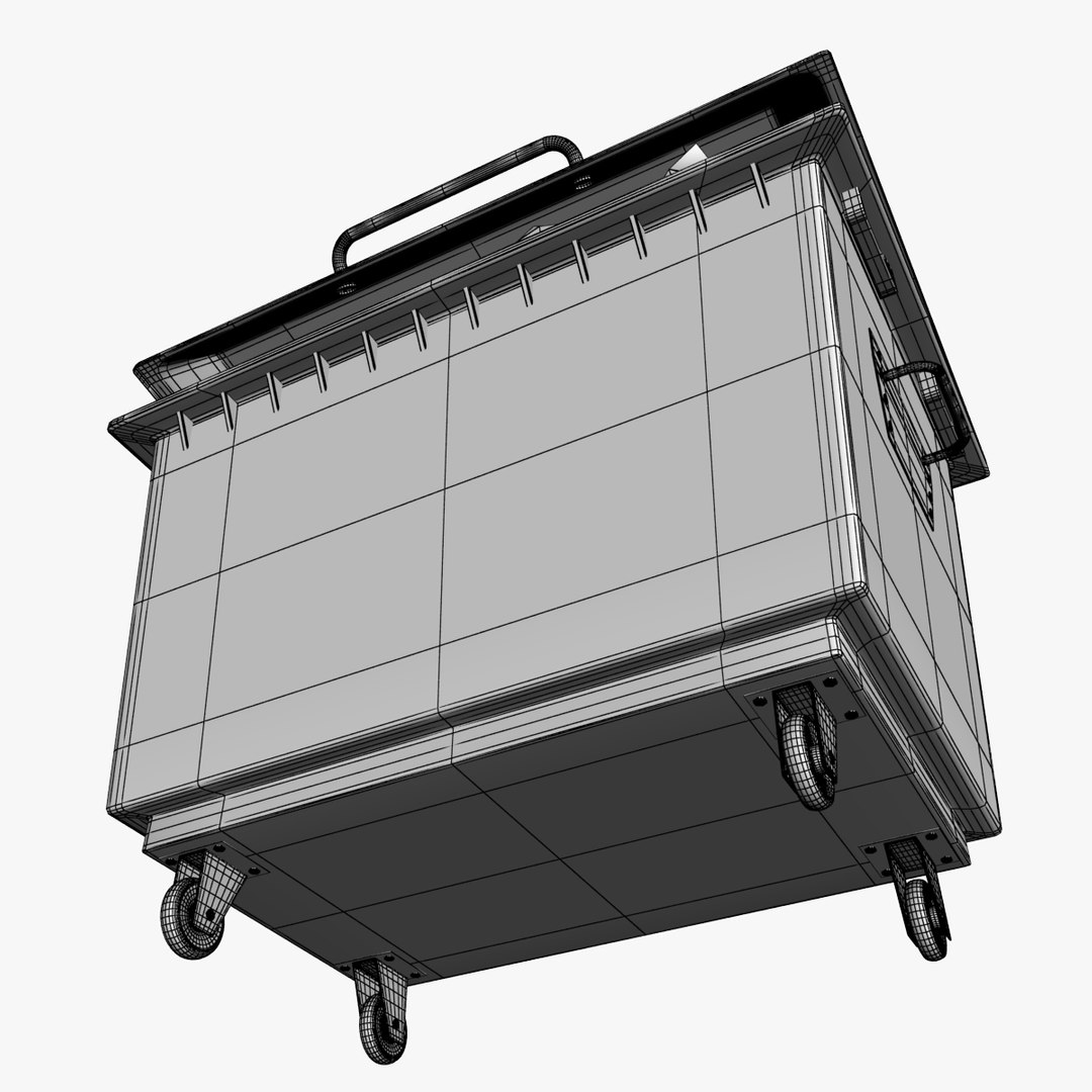 Garbage Container 3d Model