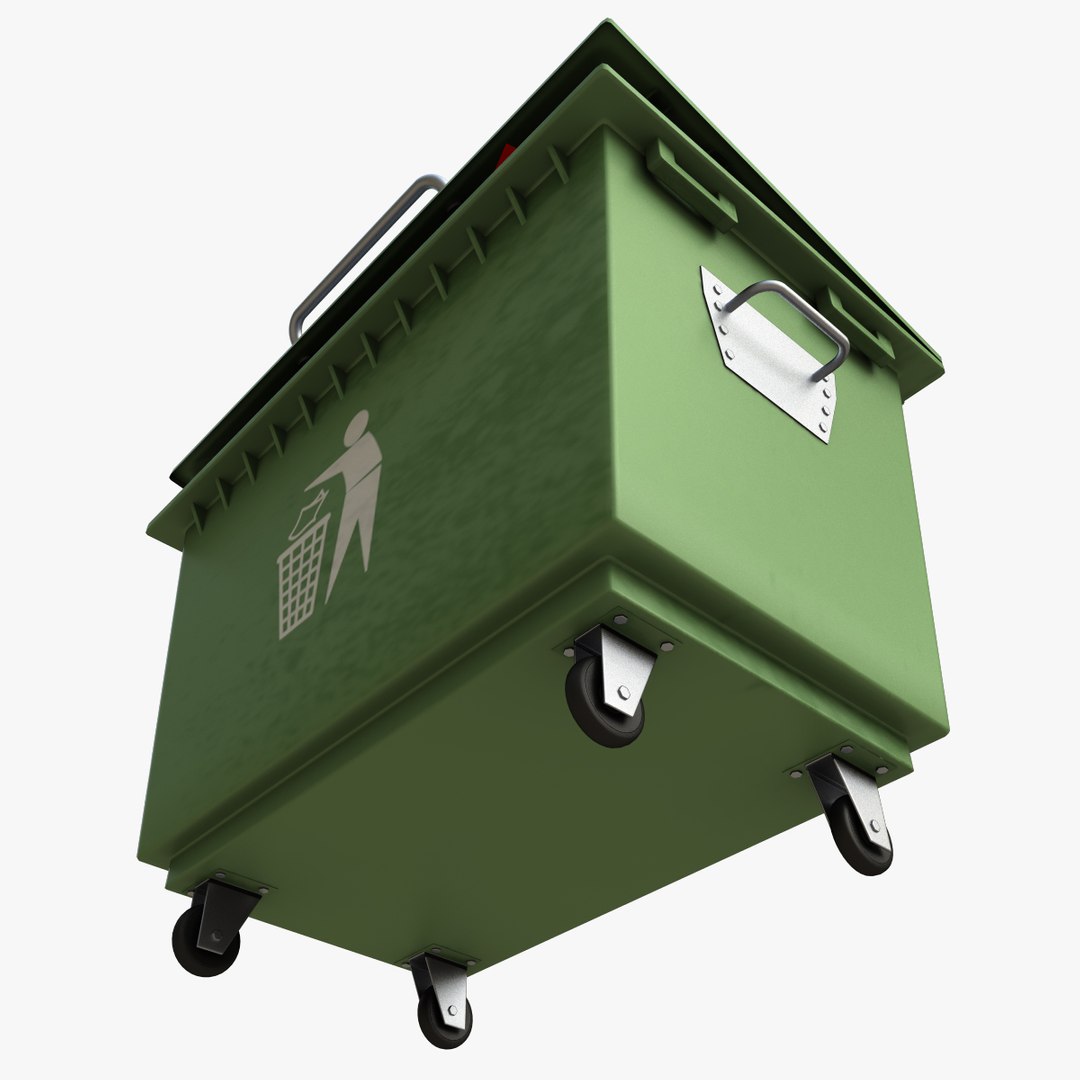 Garbage Container 3d Model