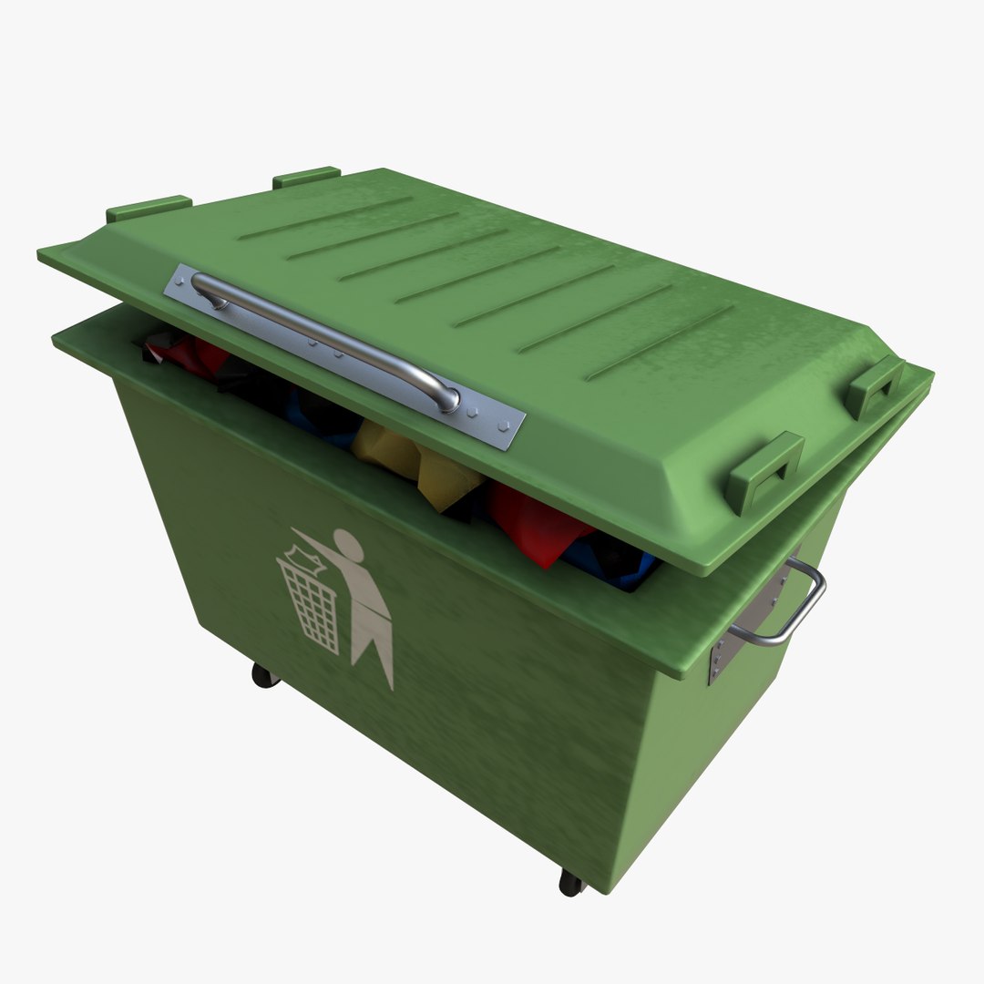 Garbage Container 3d Model