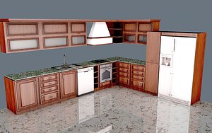 3D kitchen 2 model