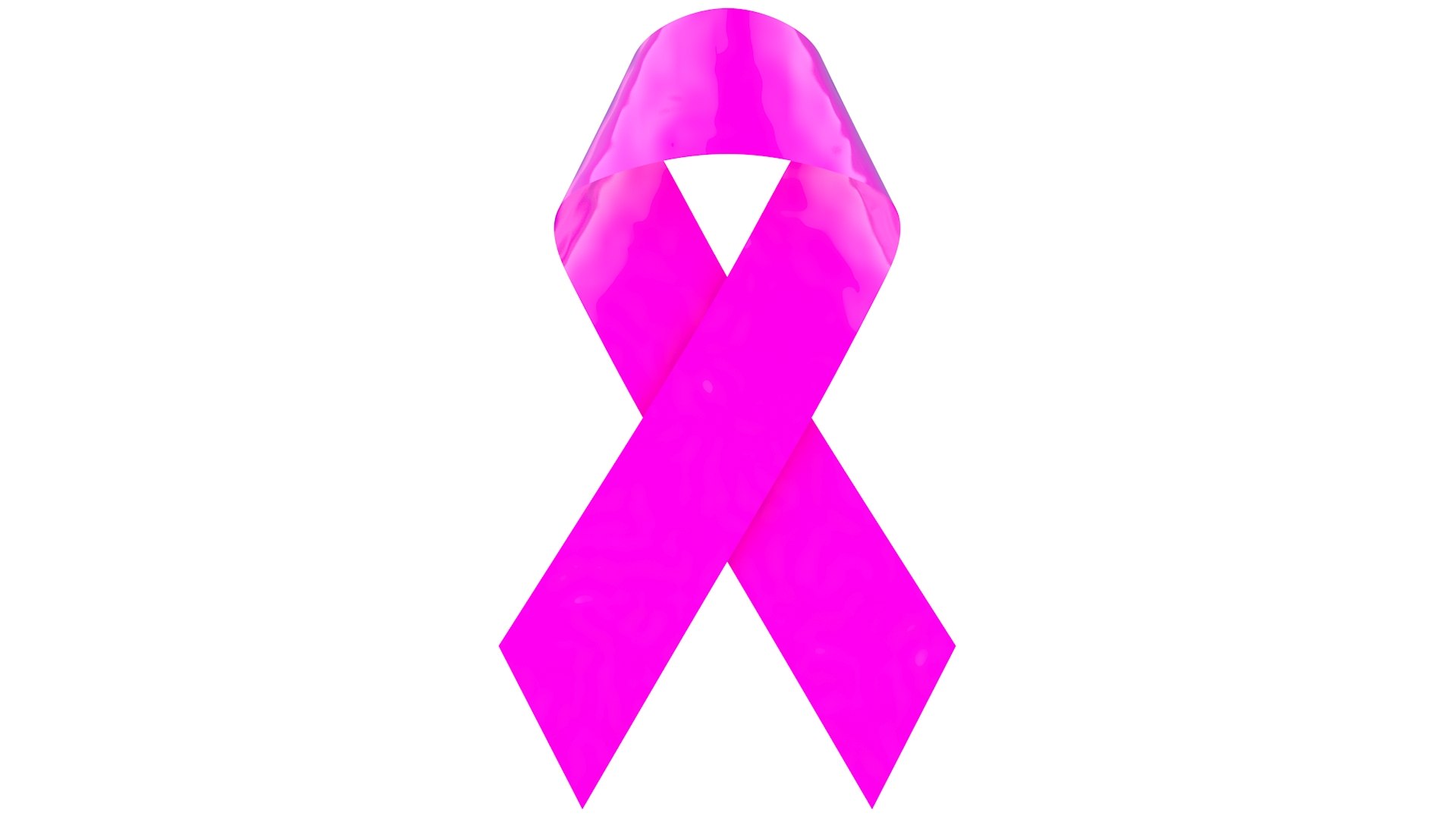 3D Pink Breast Cancer Ribbon Model - TurboSquid 2005651