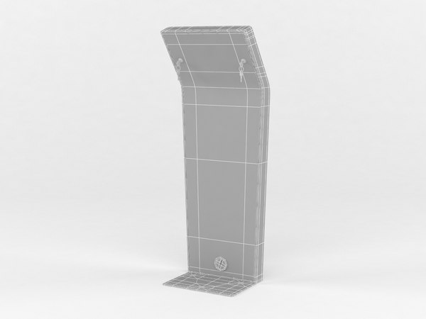 Kiosk Tablet Floor Stand 3D - TurboSquid 1516631