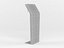 kiosk tablet floor stand 3D