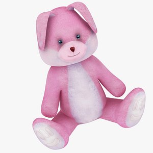 3D model plush rabbit