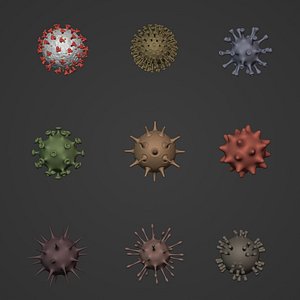 Viruses Pack 3D model