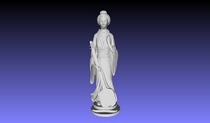 chinese statue 3D