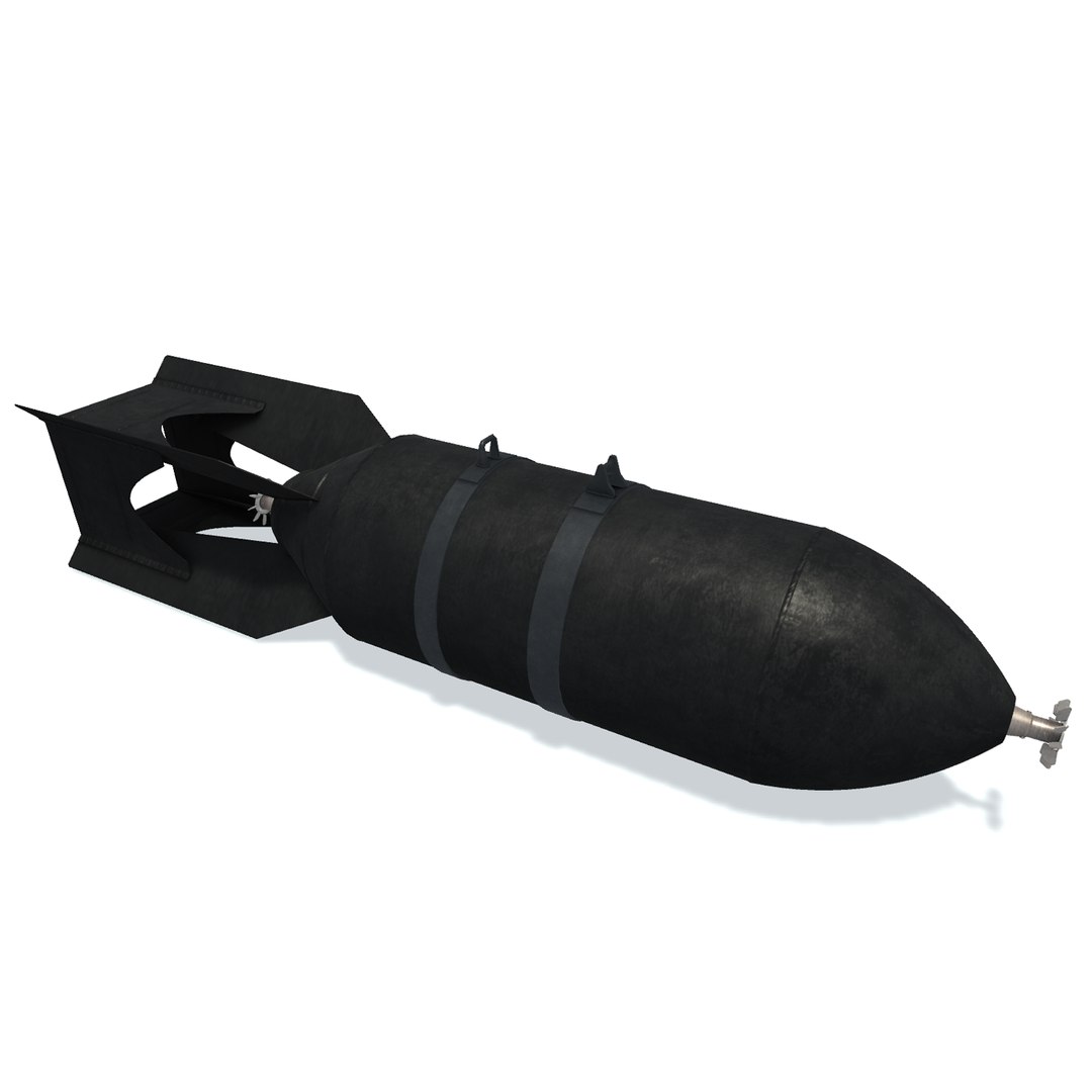 3D Air Bomb F M43 Model TurboSquid 1291023