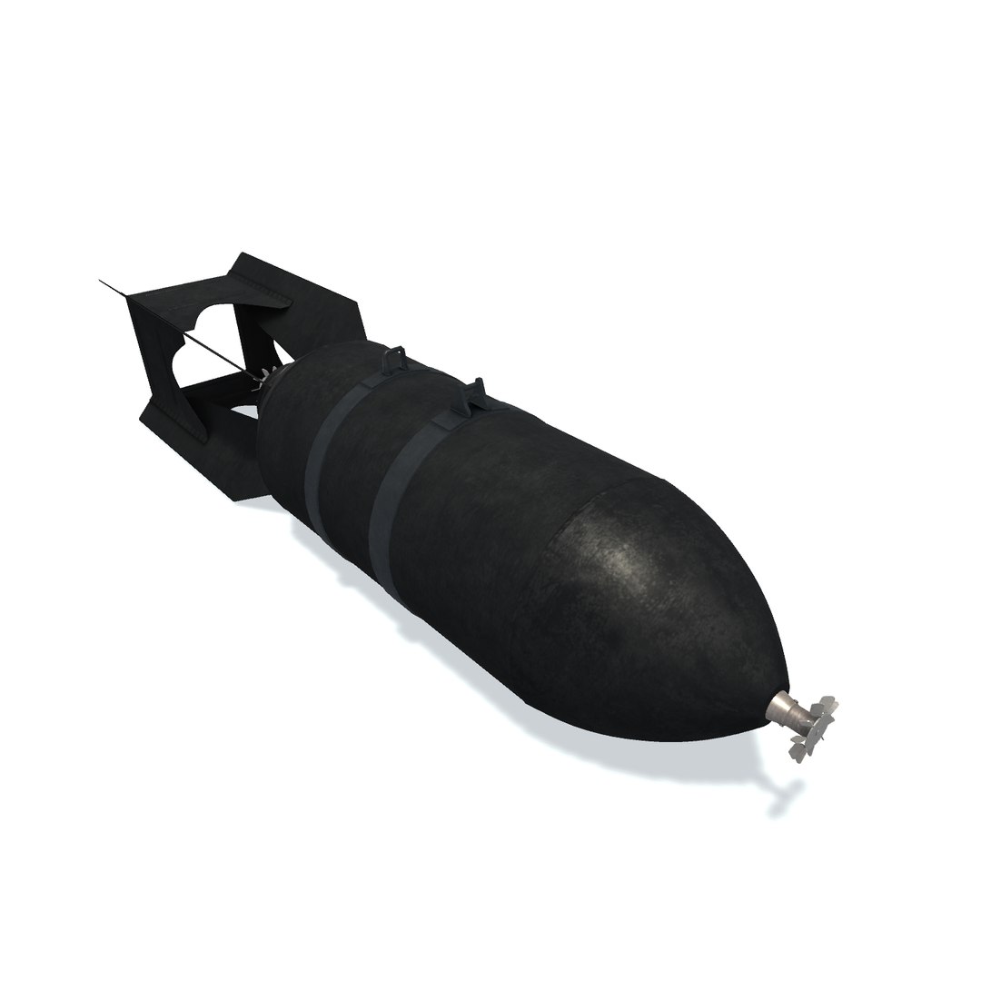 3D Air Bomb F M43 Model - TurboSquid 1291023