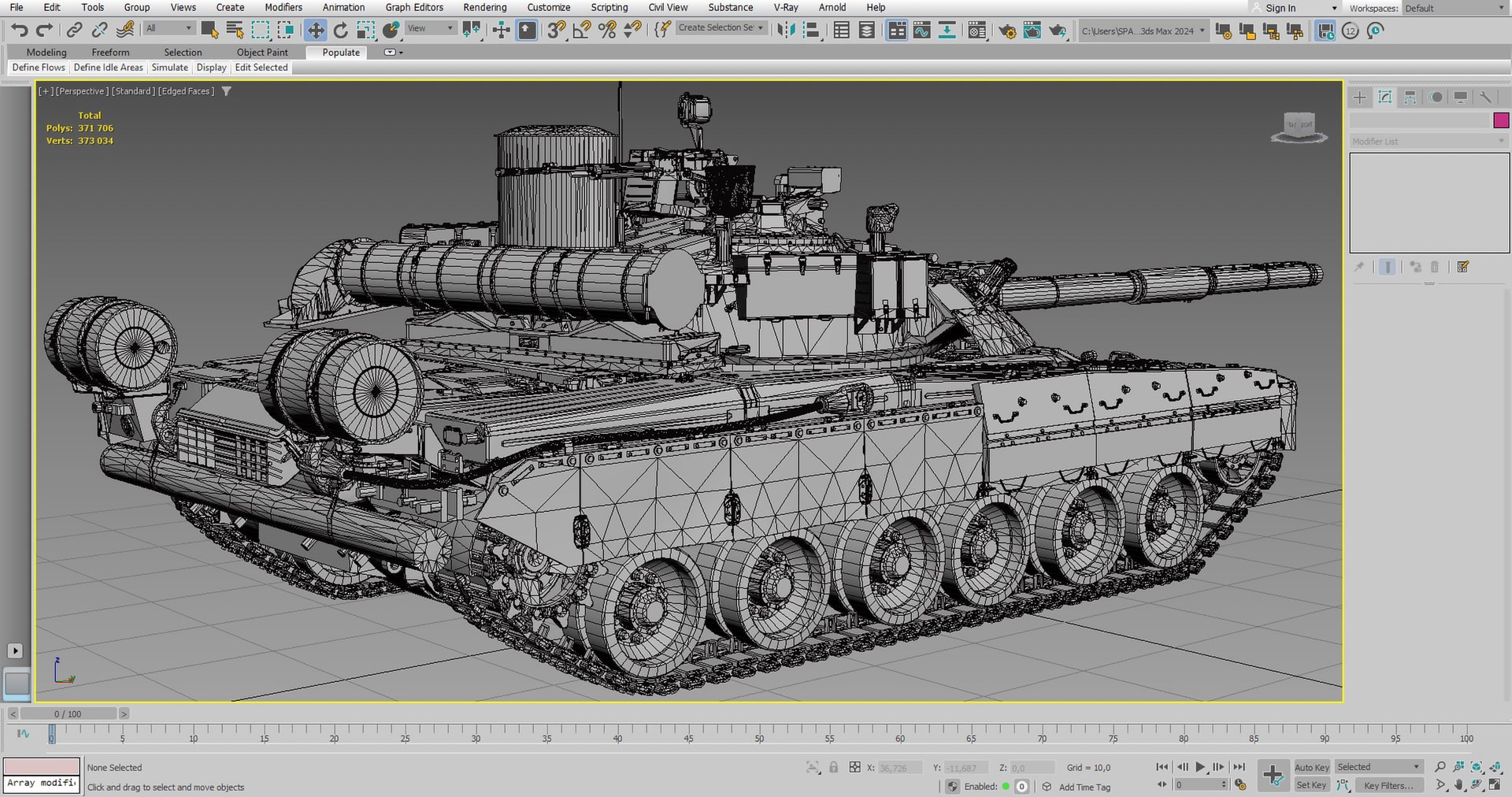 3D T-80U Main Battle Tank Model - TurboSquid 2343056