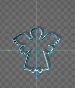 cookie cutter angel 3d 3ds