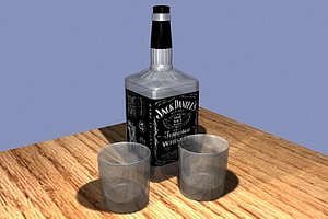 free max model jack daniel s bottle