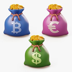Stylized Money Bag