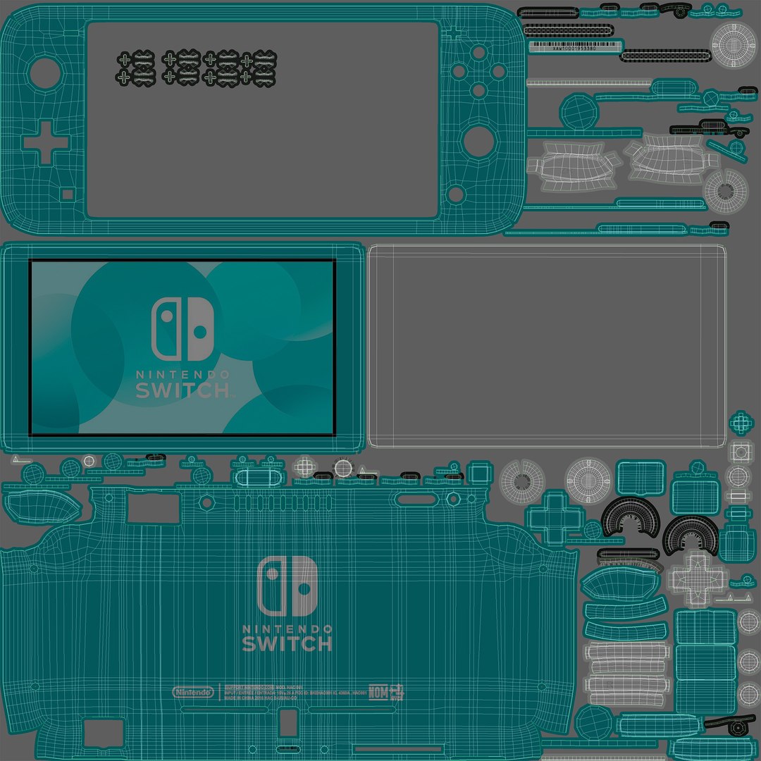 Nintendo Switch Lite - 3D Model - TurboSquid 1483608