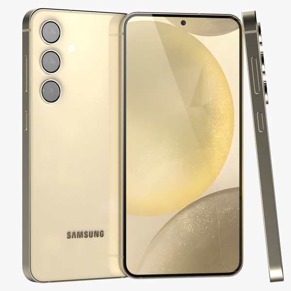 Samsung Galaxy S24 Amber Yellow 3D model