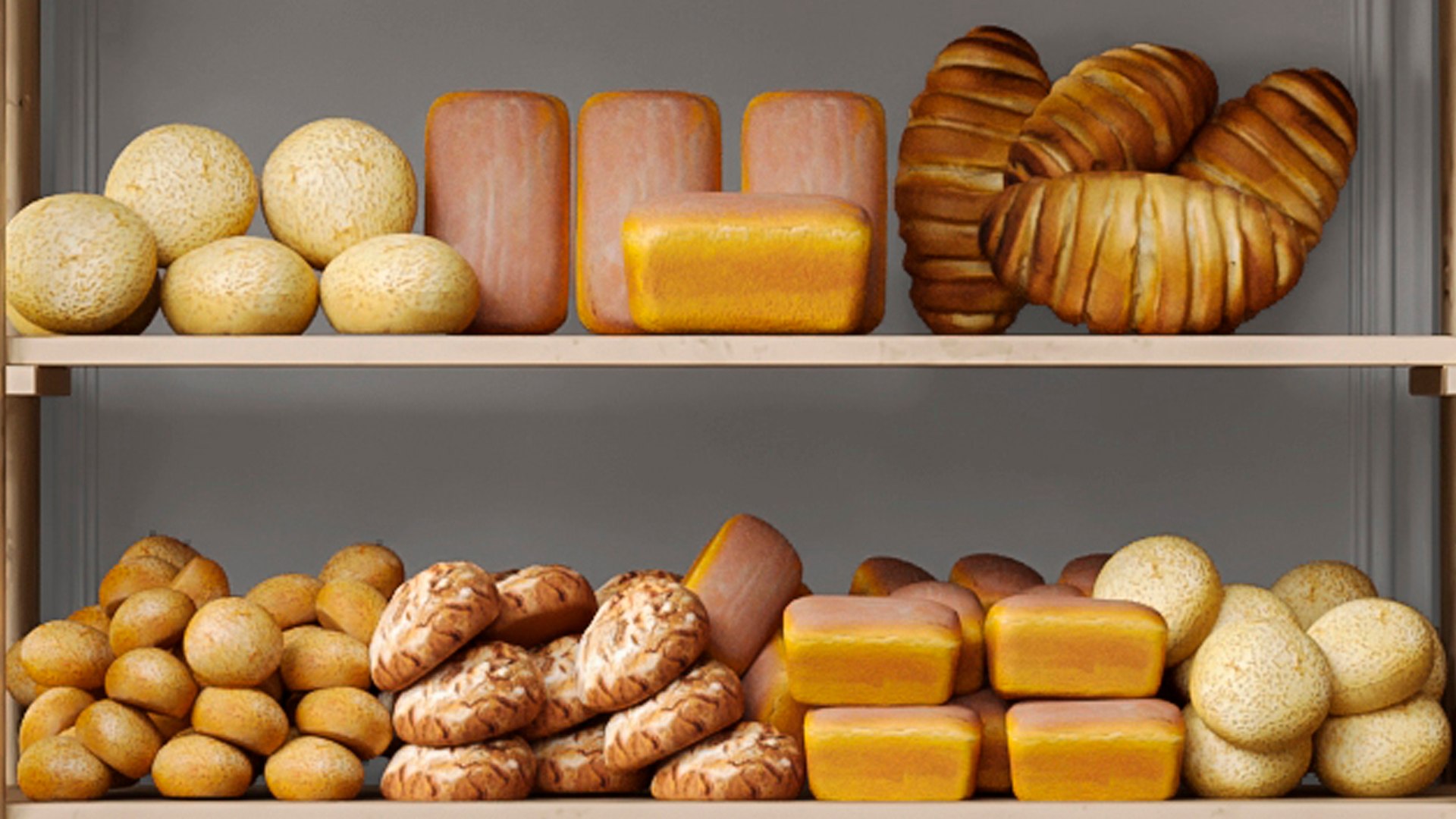 Large Bakery With Pastries And Desserts 3D Model - TurboSquid 2058214