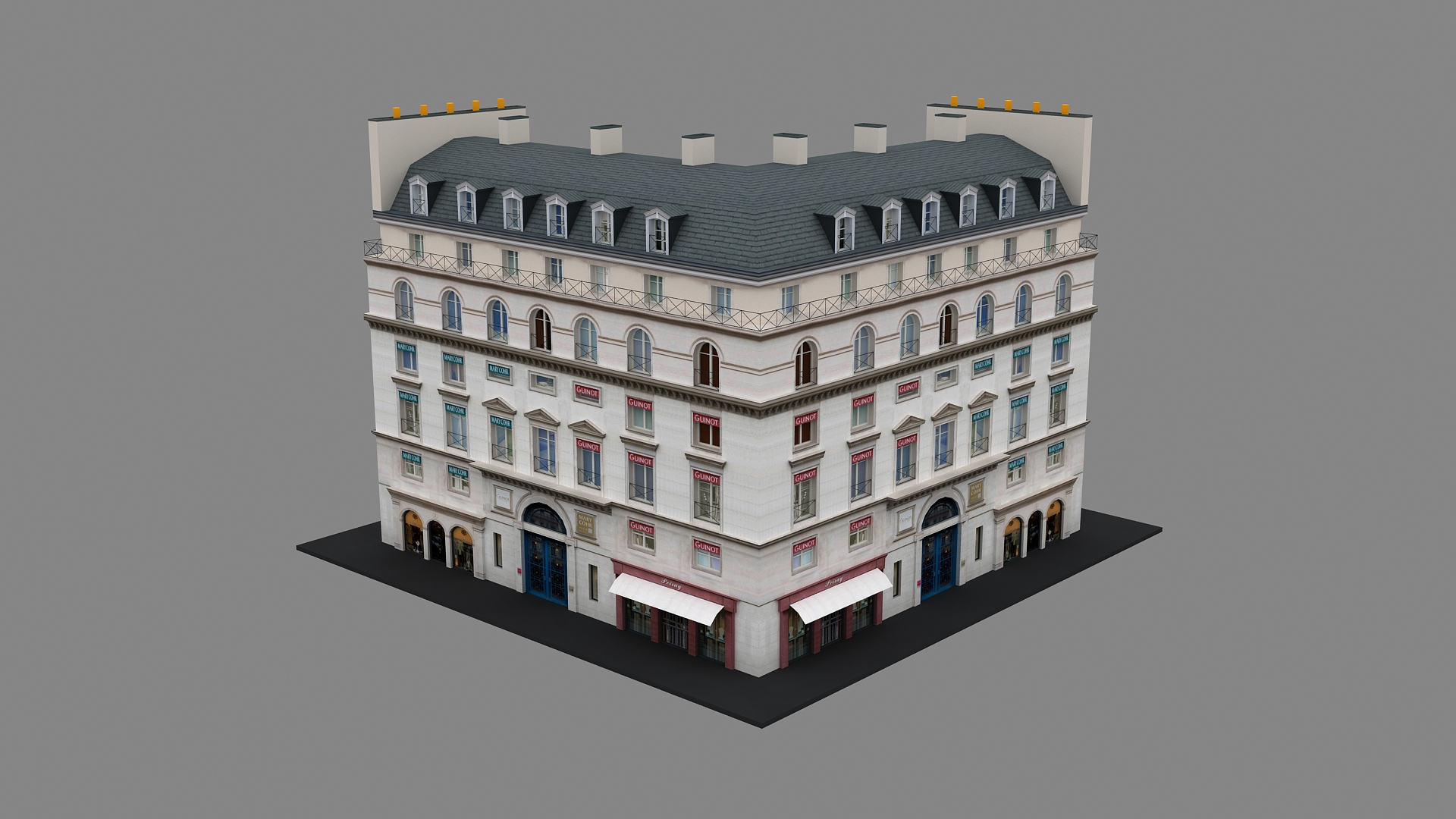Typical Parisian Apartment Building 22