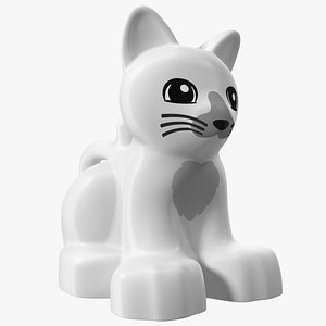3D Lego Duplo Cat