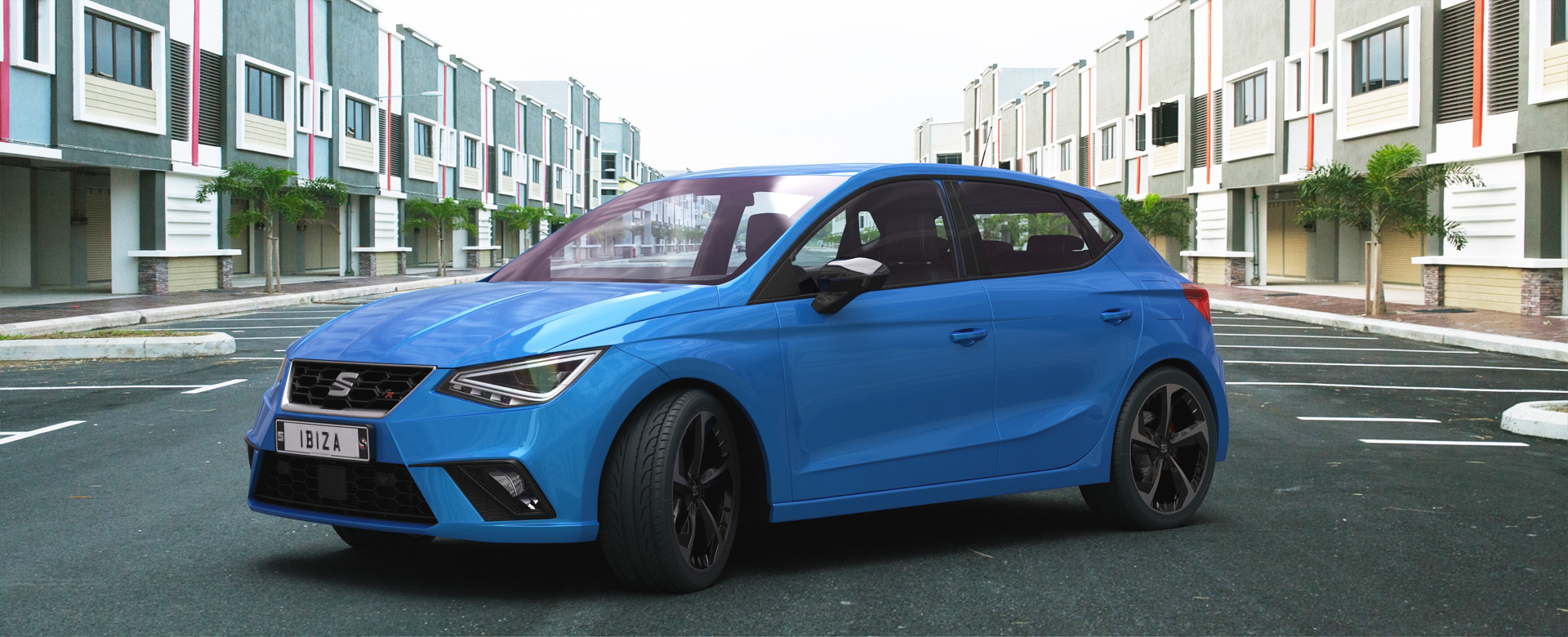 Seat Ibiza FR 2019 3D model