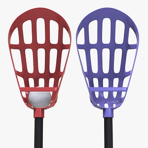 3D Plastic Head Lacrosse Sticks