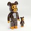 3D Bearbrick Bape Milo model