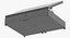 Bed Base 07 Open Grey