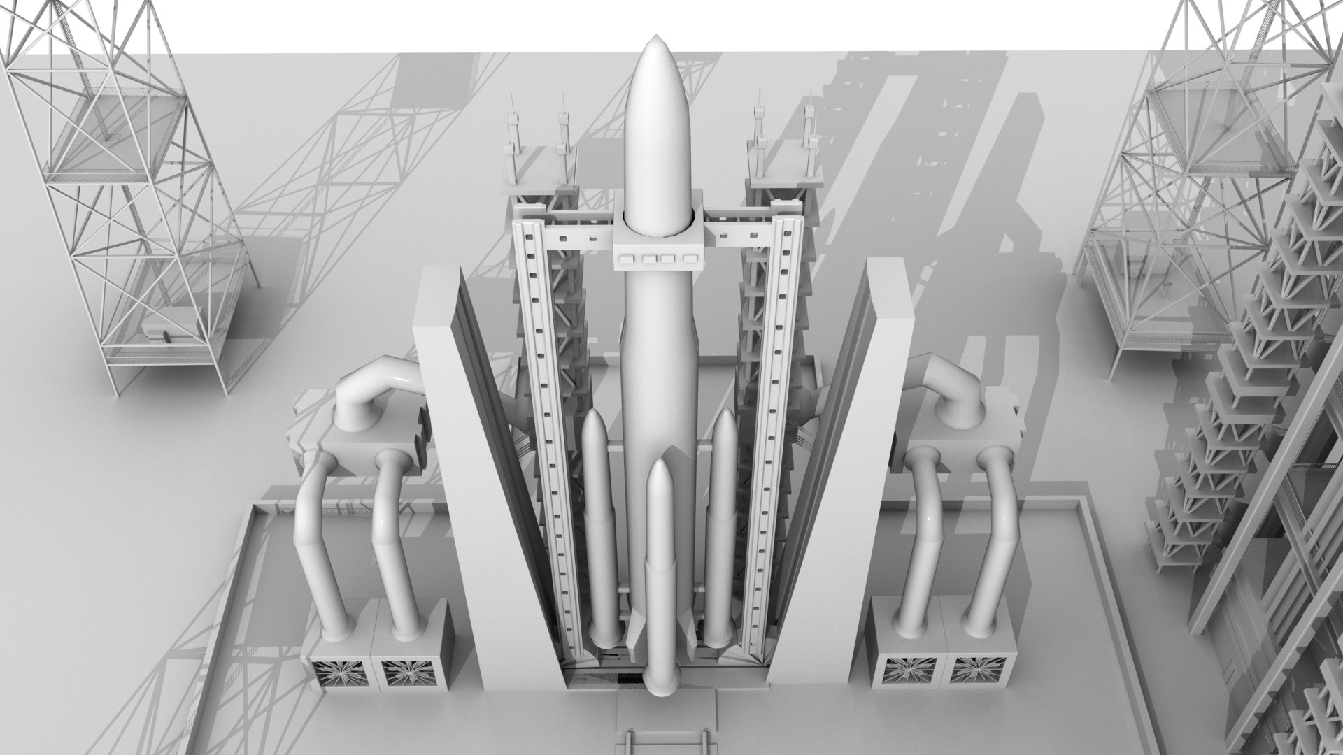 Rocket Shuttle 3D Model - TurboSquid 1550181