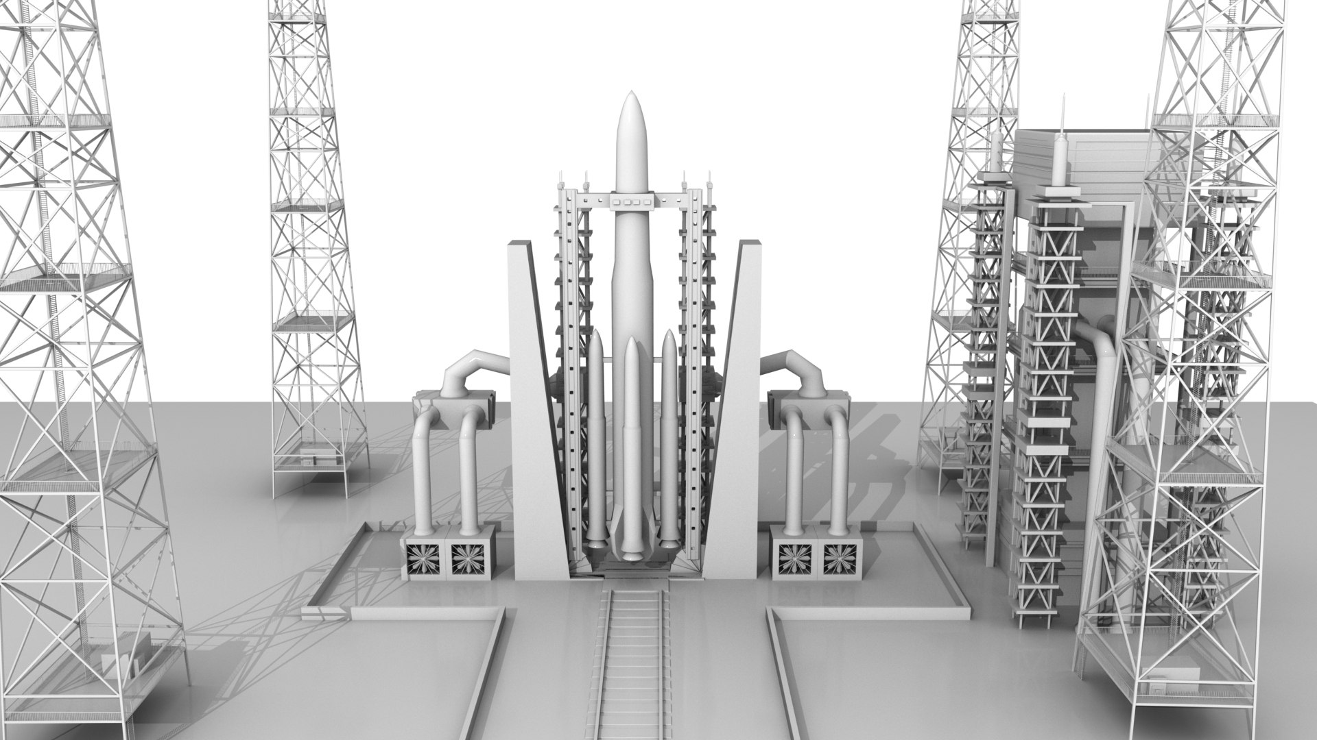 Rocket Shuttle 3D Model - TurboSquid 1550181
