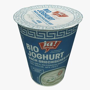 3D Packaging 49 Yogurt Cup