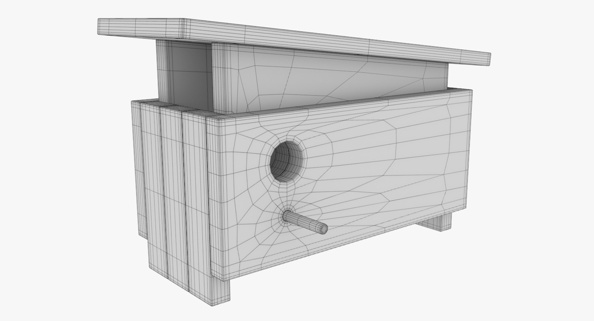 Subdivision Birdhouse Blender 3D TurboSquid 1153748