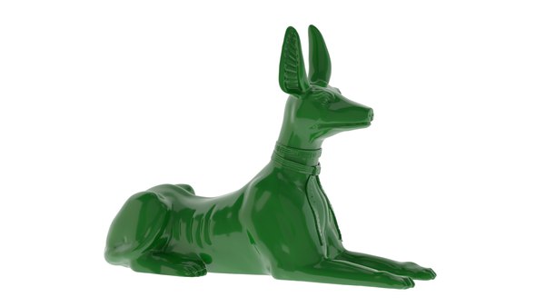 エジプトの神アヌビス犬の3dプリント3dモデル Turbosquid