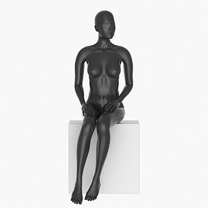 3D Female Mannequin Pose 09