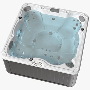 JACUZZI J235 Hot Tub Grey with Water 3D model