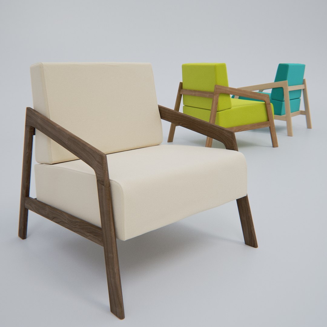 3d Model Coin Chair