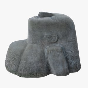 3D stone statue model