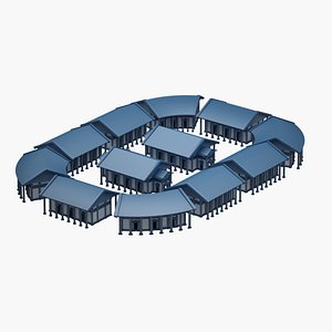 3D Greek State Building 15