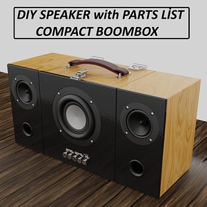 3D boombox speakers
