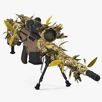 Rifle Barrett M98B Leaf Wrap