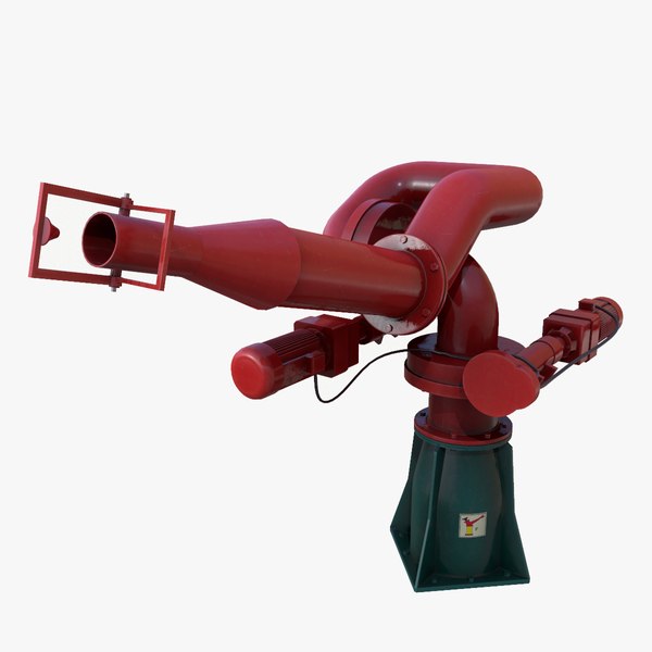 Marine Fire Fighting Water Cannon 3D