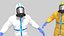 hazmat worker hazmat suit body suit bio suit safety suit disposable bodysuit disposable protective coverall safety wear