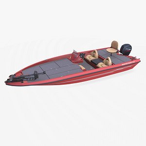 bass fishing pbr 3D model