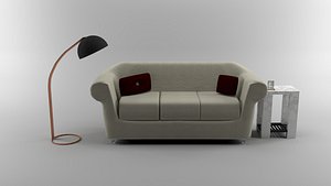 modern couch scene max