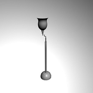 3d interesting lamp model
