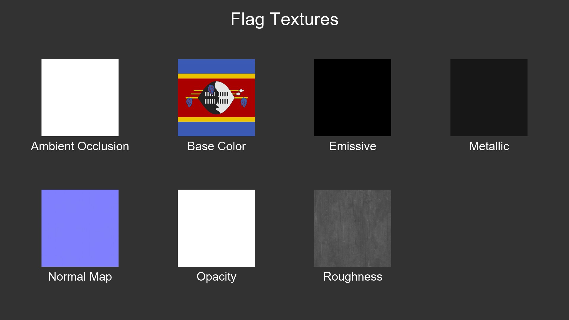 3D Eswatini Flag Stand Pole Animated Loop model https://p.turbosquid.com/ts-thumb/Rn/MHdpf2/Sy/flag_textures/png/1774752855/1920x1080/fit_q87/996bb927d0cd00870f31cebbd20941067666e9a6/flag_textures.jpg