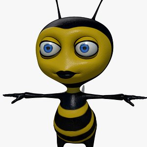 Bee 3D Cartoon