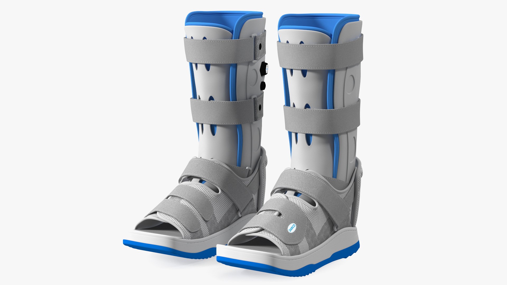 Feet Orthotics Darco with Off-Loading Shoes 3D model preview
