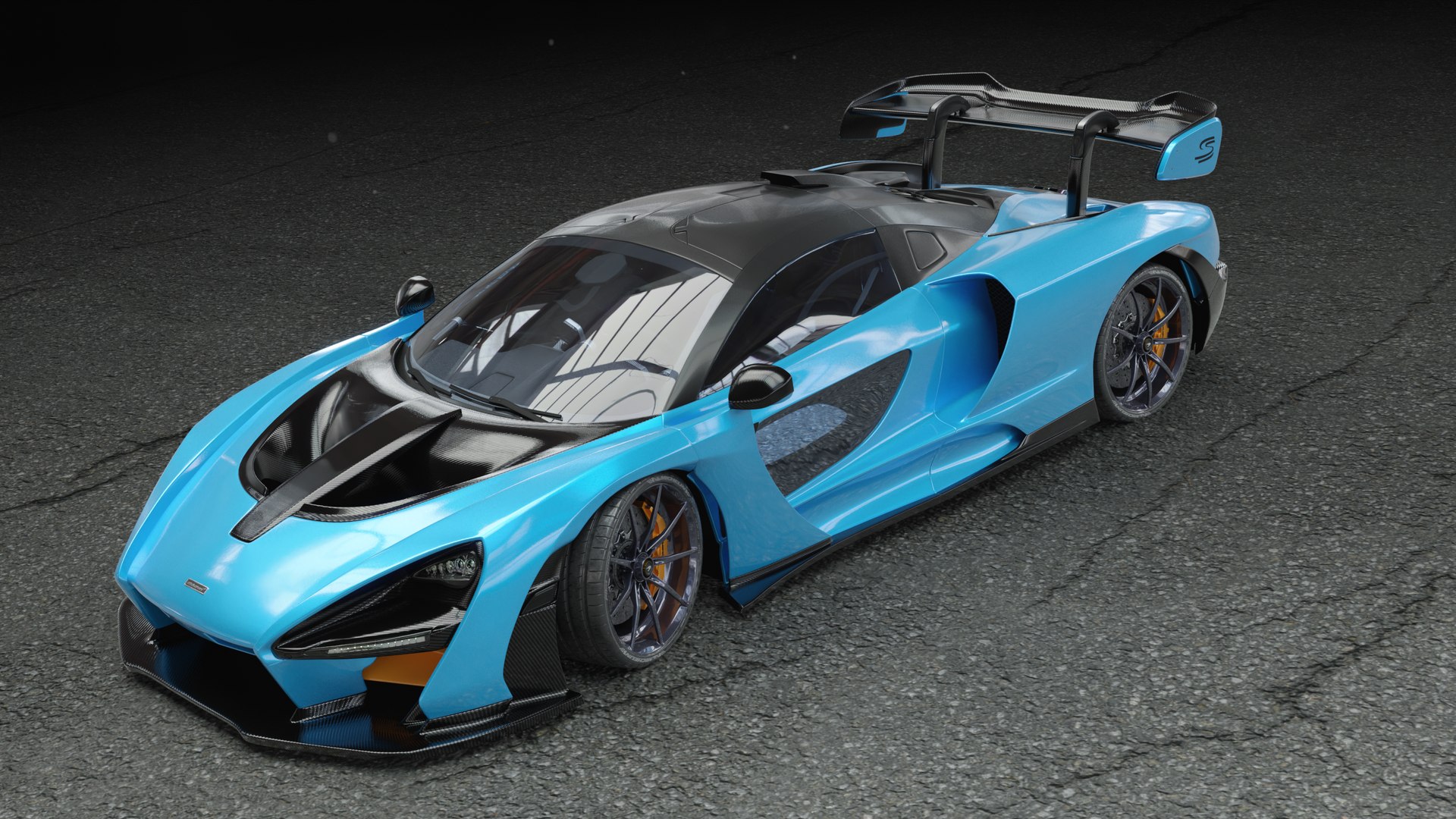 2019McLaren Senna Model - TurboSquid 1843478