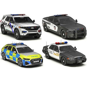 Police cars pack 2 model